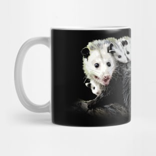 Whisker Wonderland Opossum Dreams, Tee Talk Triumph for Nature Devotees Mug